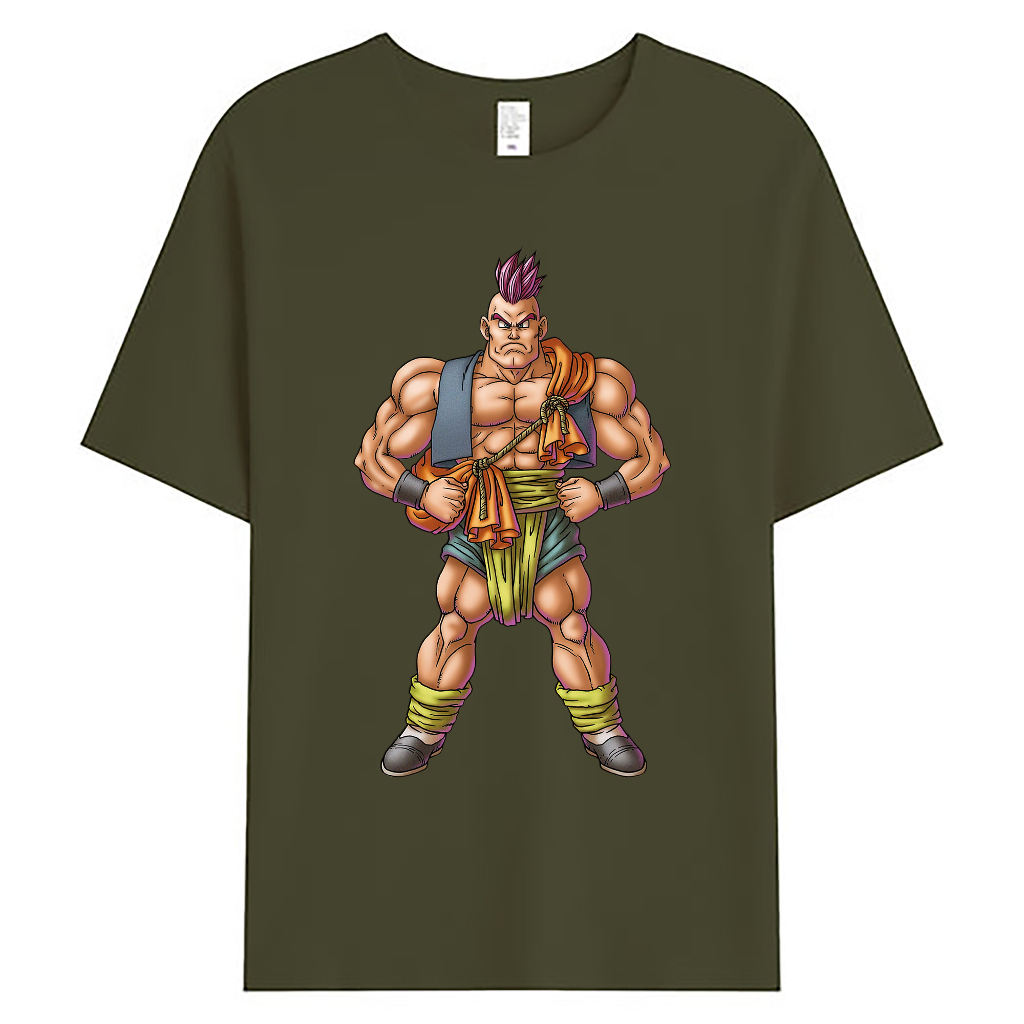 （画像用） ドラゴンクエスト Doragon Kuesuto Dragon Quest 綿100％ メンズ半袖Tシャツ｜肌触りやわらか＆通気性